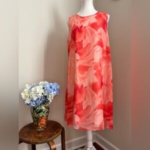 JH Lovely light weight Orange Shift Dress